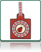 Lady Bug Luggage Tag.