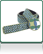 Yosifa-Penina Glass Belt-Green